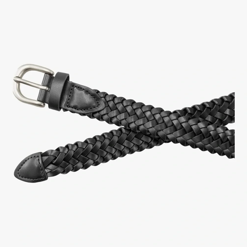 Thomas Bates Boys Braided Leather Belt NWT Size 28